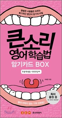 큰소리 영어 학습법 암기카드 BOX