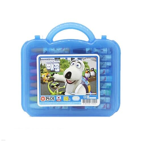 동아 [동아]빼꼼 크레파스 18색(캐릭터 임의 변경 가능)