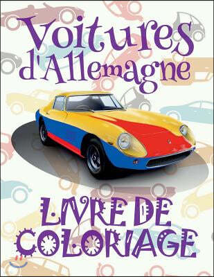 ? Voitures d'Allemagne ? Livre de Coloriage Voitures ? Livre de Coloriage pour les gar?ons ? Livre de Coloriage enfant: &#9998