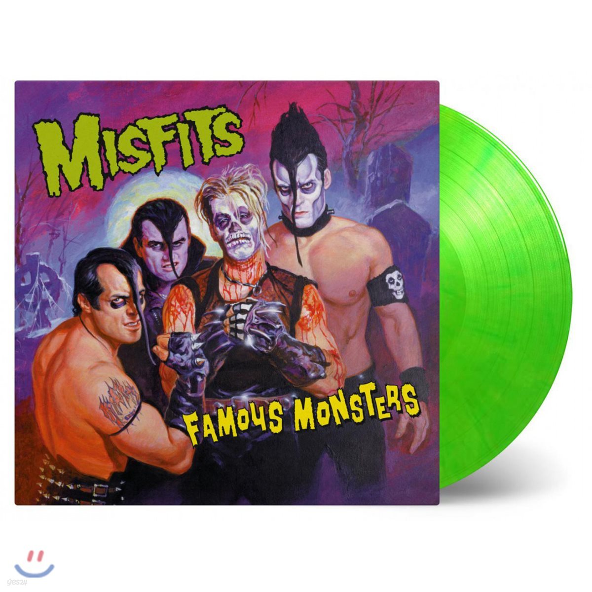 Misfits (미스핏츠) - Famous Monsters [투명 그린 & 옐로우 믹스 컬러 LP]