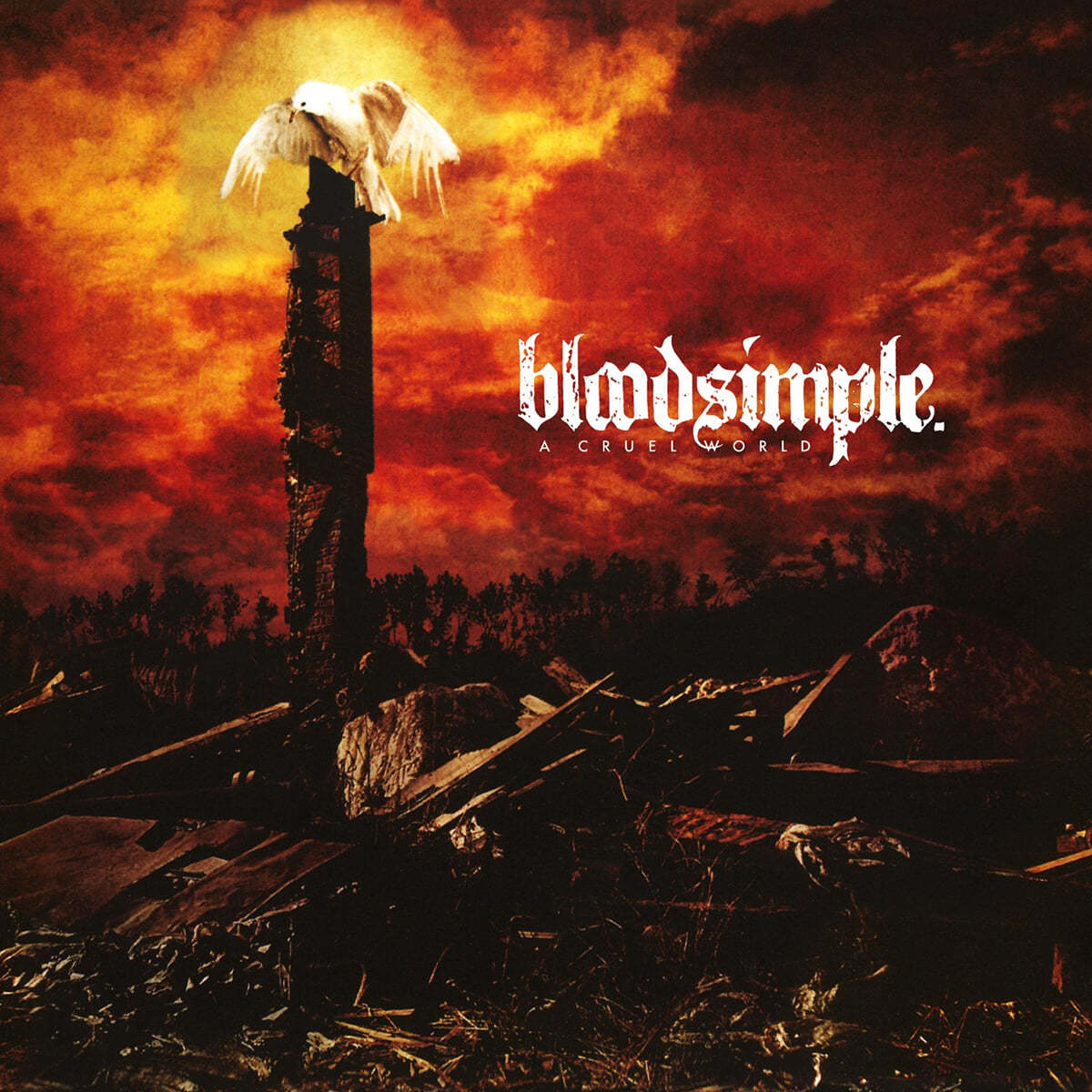 Bloodsimple (블러드심플) - A Cruel World [오렌지 & 골드 믹스 컬러 LP]