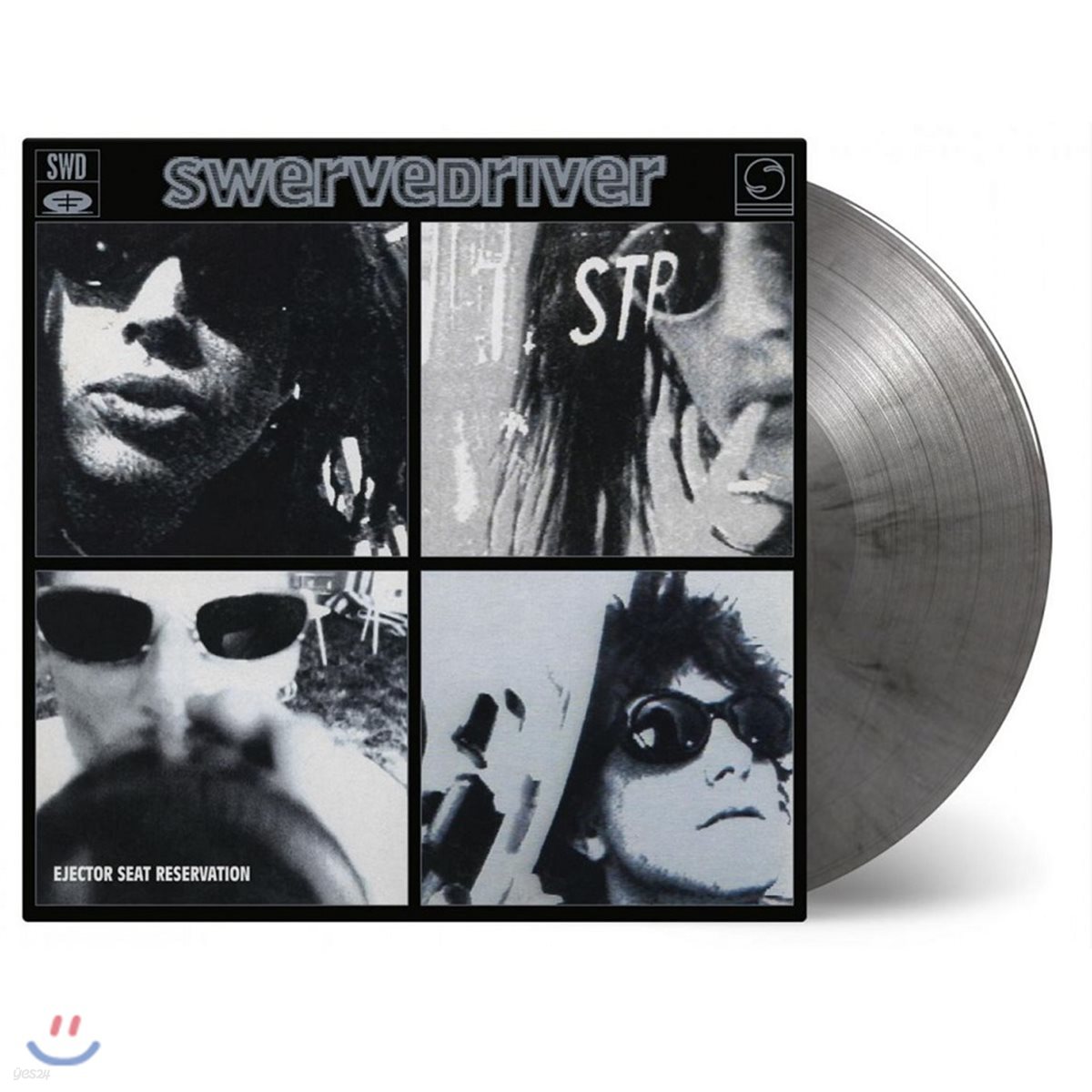 Swervedriver (스워브드라이버) - Ejector Seat Reservation [실버 & 블랙 믹스 컬러 2LP]