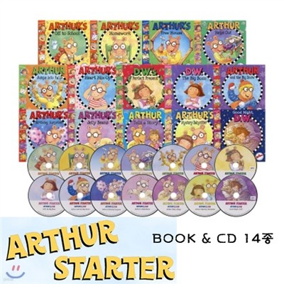 Arthur Starter 14 Set (Paperback(14)+CD(14))