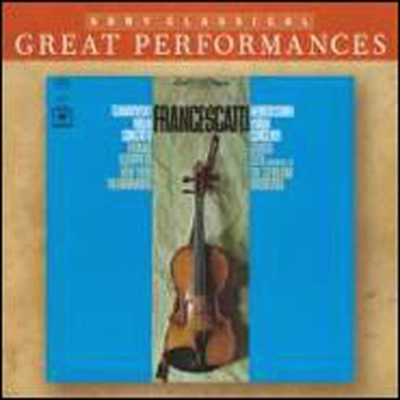멘델스존, 차이코프스키 : 바이올린 협주곡 (Mendelssohn : Violin Concerto Op.64, Tchaikovsky : Violin Concerto Op.35)(CD) - Zino Francescatti
