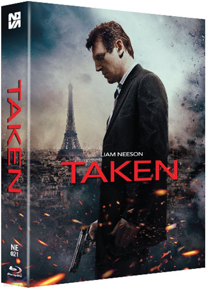 테이큰 (1Disc 한정판 스틸북 렌티큘러 풀슬립) : 블루레이