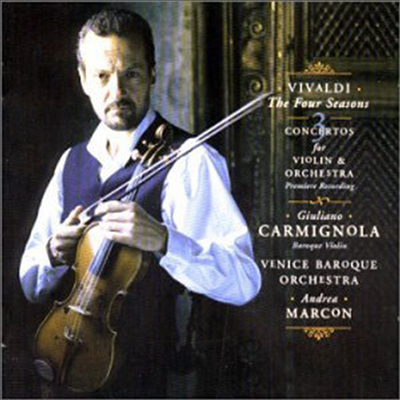 ߵ : , ְ (Vivaldi : The Four Seasons, Concertos RV.257, 376 & 211)(CD) - Giulian Carmignola