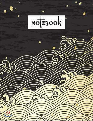 Notebook: Japanese Style Bullet Notebook Journal Composition Book Small Dot Grid Paper for Drawing Writing Journaling Notes & Le