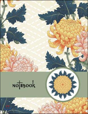 Notebook: Japanese Style Bullet Notebook Journal Composition Book Small Dot Grid Paper for Drawing Writing Journaling Notes & Le