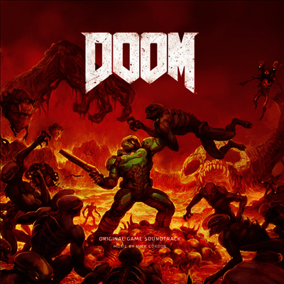 Mick Gordon - Doom (둠) (Game Soundtrack)(Ltd. Edit)(180G)(Red Colored Vinyl)(2LP)