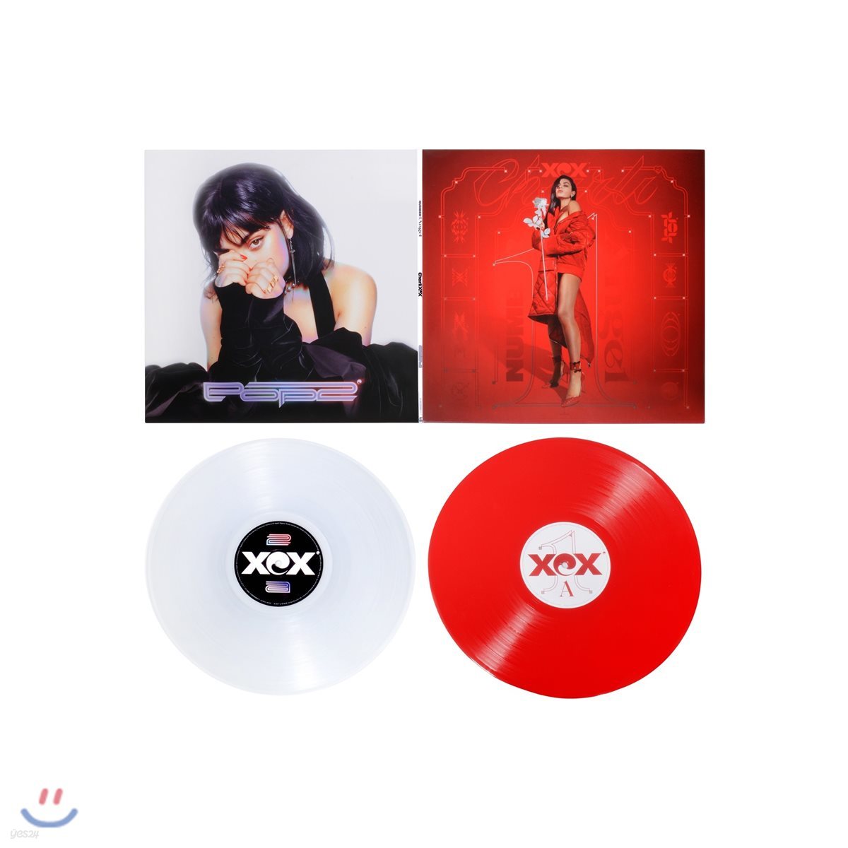 Charli XCX (찰리 엑스씨엑스) - Number 1 Angel + Pop 2 [레드 & 투명 컬러 2 LP]