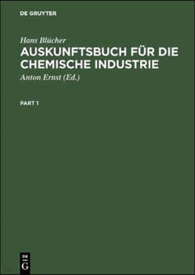 Auskunftsbuch Für Die Chemische Industrie