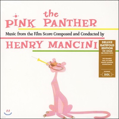 Henry Mancini — 핑크 팬더 애니메이션 음악 (The Pink Panther Music From The Film Score by Henry Mancini 헨리 맨시니) (Deluxe Gatefold Edition) 앨범 커버