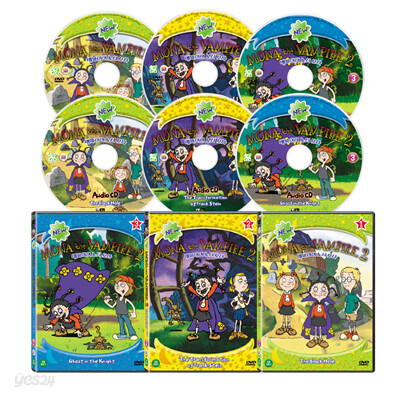 New 뱀파이어소녀 모나 2집 6종세트 (DVD3종+오디오CD3종)