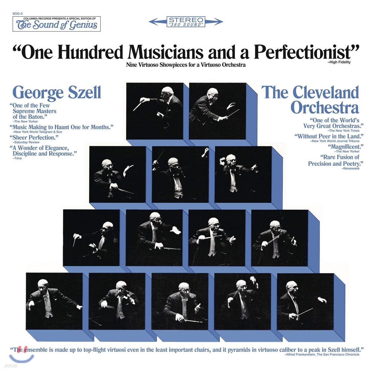 클리브랜드 오케스트라 창립 100주년 기념 한정반 하이라이트 음반 (George Szell / Cleveland Orchestra - One Hundered Musicians and a Perfectionist)