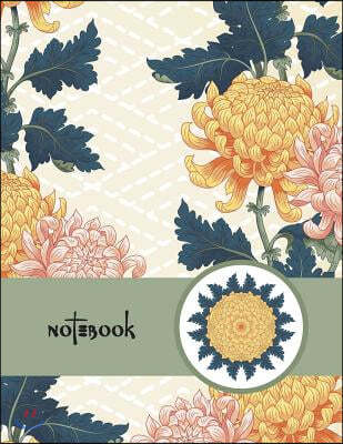 Notebook: Japanese Style Blank Notebook Journal Composition Book Blank (Unruled) Paper for Drawing Writing Journaling Notes & Le