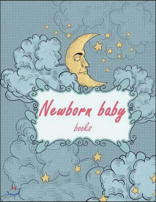 Newborn baby books: Blue Sky Cover, Baby's Eat, Sleep & Poop Journal, Log Book, Baby's Daily Log Book, Breastfeeding Journal, Baby Newborn
