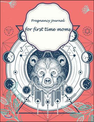 Pregnancy Journal for First Time Moms: Blue Floral, Diary Keepsake and Memories Scrapbook, Pregnancy Memory Book with Monthly to Do Notes 120 Pages 8.