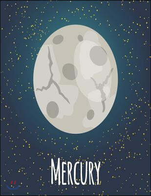 Mercury: Mercury cover and Dot Graph Line Sketch pages, Extra large (8.5 x 11) inches, 110 pages, White paper, Sketch, Draw and