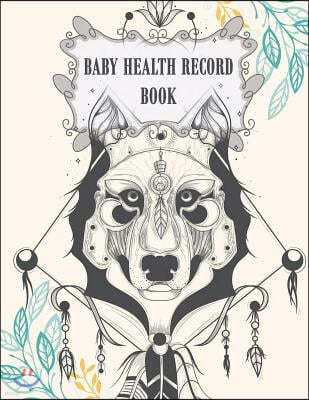 Baby Health Record Book: Cute Dog Cover, Baby's Eat, Sleep & Poop Journal, Log Book, Baby's Daily Log Book, Breastfeeding Journal, Baby Newborn