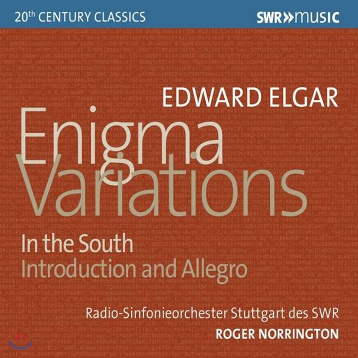 Roger Norrington 엘가: 수수께끼 변주곡, 남국에서 외 (Elgar: Enigma Variations, Op. 36, In the South, Op. 50)