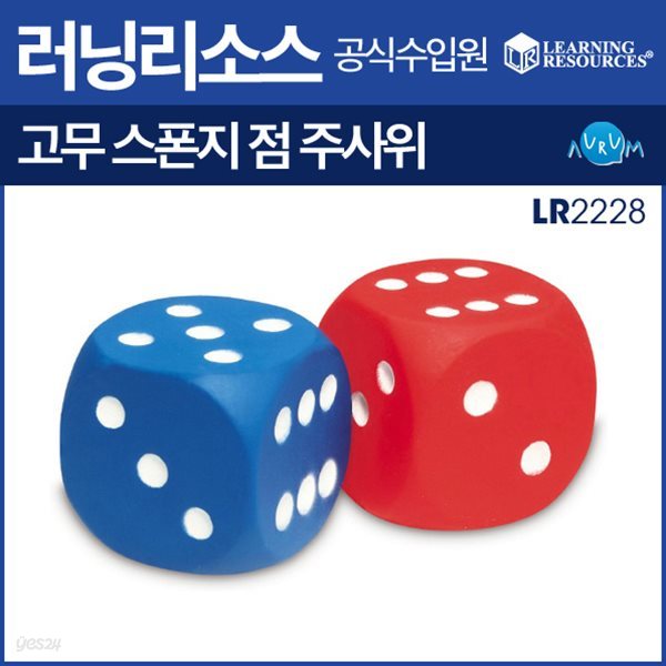 러닝리소스 고무 스폰지 주사위(LR2228)