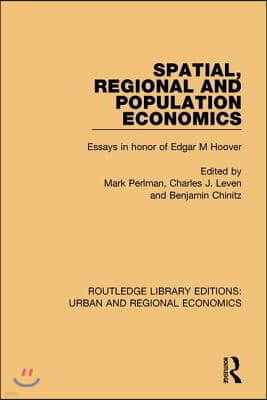 Spatial, Regional and Population Economics