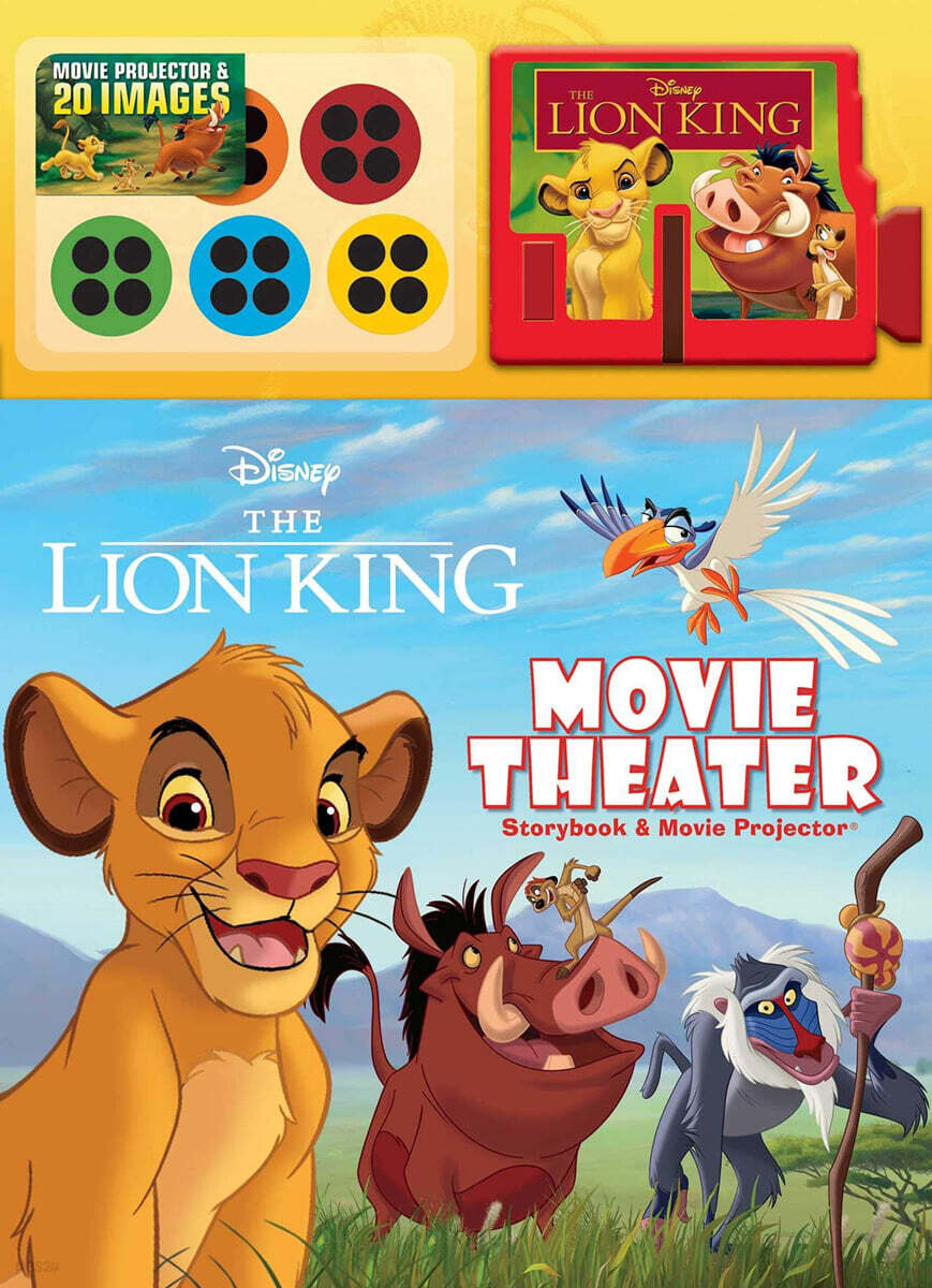 Disney the Lion King Movie Theater Storybook & Movie Projector