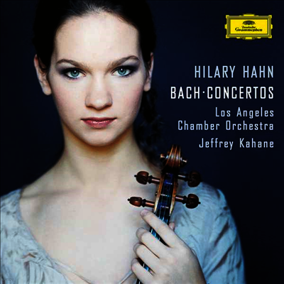 Hilary Hahn — 바흐: 바이올린 협주곡 1 & 2번 (Bach: Violin Concertos Nos.1 & 2) - Hilary Hahn 앨범 커버