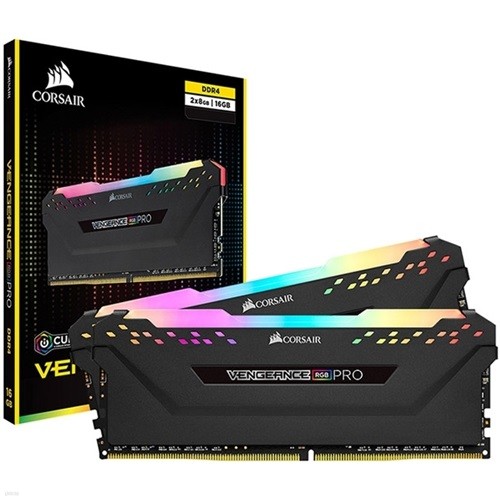 DDR4 16GB PC4-25600 CL16 VENGEANCE PRO RGB BLACK (8Gx2)