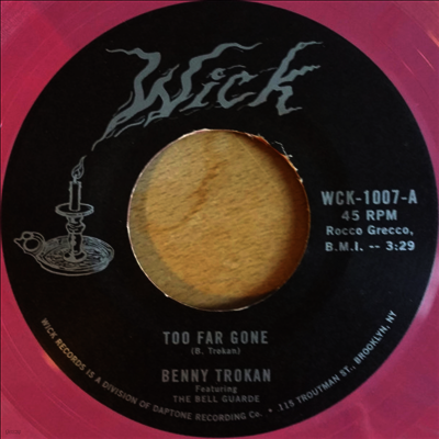Benny Trokan — To Far Gone / Turn Back You Fool 앨범 커버