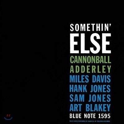 Cannonball Adderley (ĳͺ ִ) - Somethin' Else  