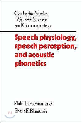 Speech Physiology, Speech Perception, and Acoustic Phonetics