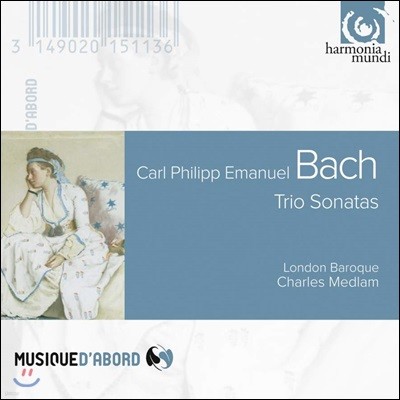 London Baroque / Charles Medlam Į ʸ  : Ʈ ҳŸ (CPE Bach: Sonatas for viola da gamba and continuo)