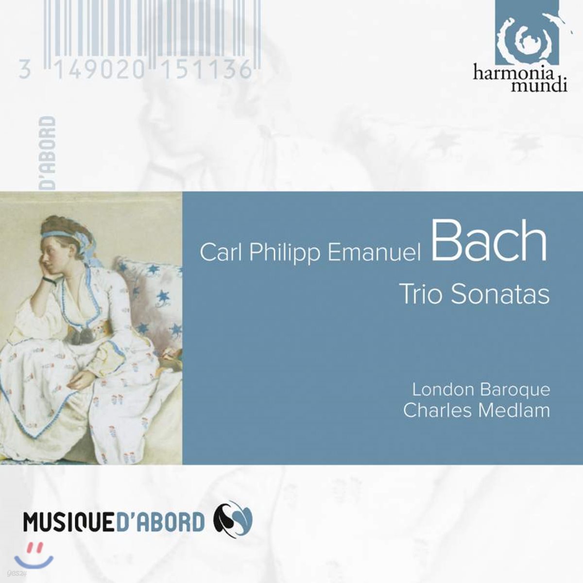 London Baroque / Charles Medlam 칼 필립 에마누엘 바흐: 트리오 소나타 (CPE Bach: Sonatas for viola da gamba and continuo)