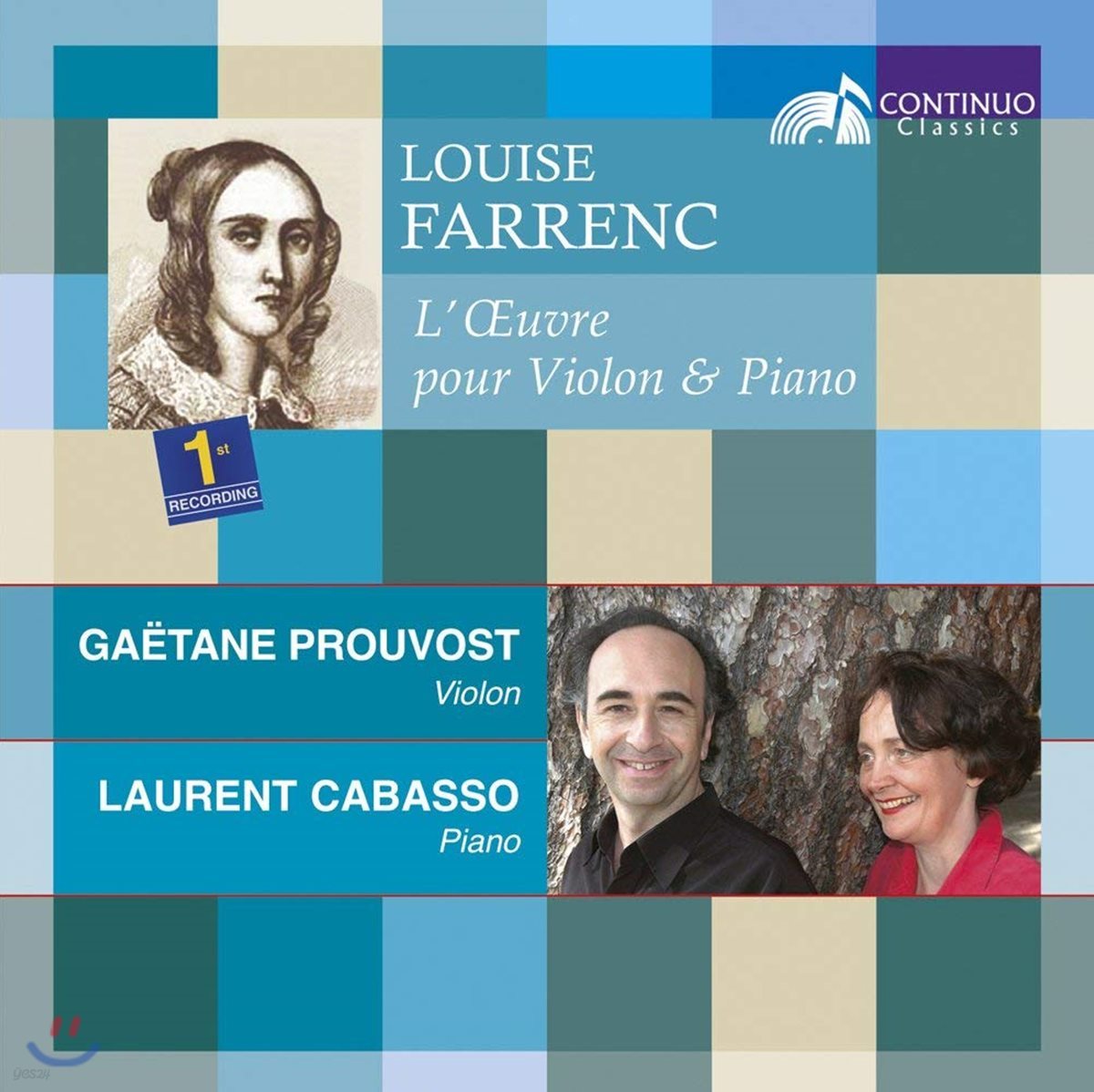 Gaetane Prouvost 루이즈 파렝: 바이올린 소나타, 협주적 변주곡 (Farrenc: L&#39;Oeuvre Pour Violon &amp; Piano)