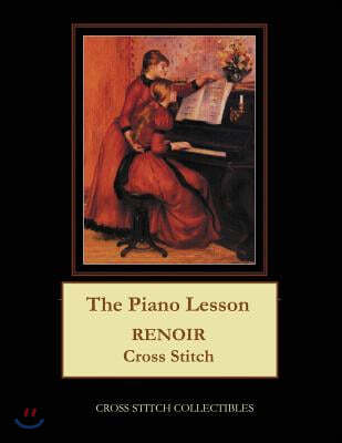 The Piano Lesson: Renoir Cross Stitch Pattern