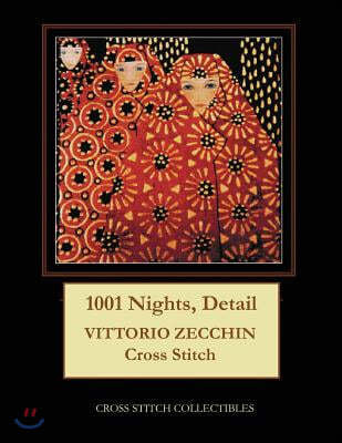 1001 Nights, Detail: Vittorio Zecchin Cross Stitch Pattern