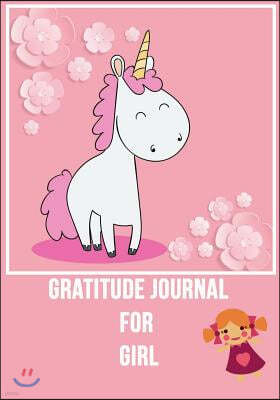 Gratitude Journal for Girls: Kids Gratitude Journal, Gratitude Book for Children, Gratitude Journal with Prompts