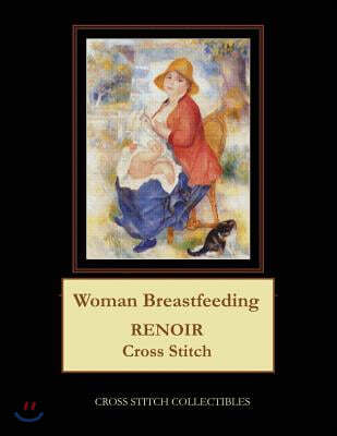 Woman Breastfeeding: Renoir Cross Stitch Pattern