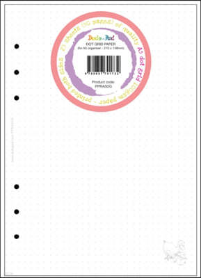 Dodo A5 Dot Grid Paper - 25 Sheets/50 pages - high quality 100gsm organiser paper