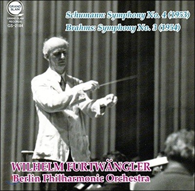 Wilhelm Furtwangler :  4 / :  3 (Shumann: Symphony No. 4 / Brahms: Symphony No. 3) ︧ ǪƮ۷,  ϸ ɽƮ