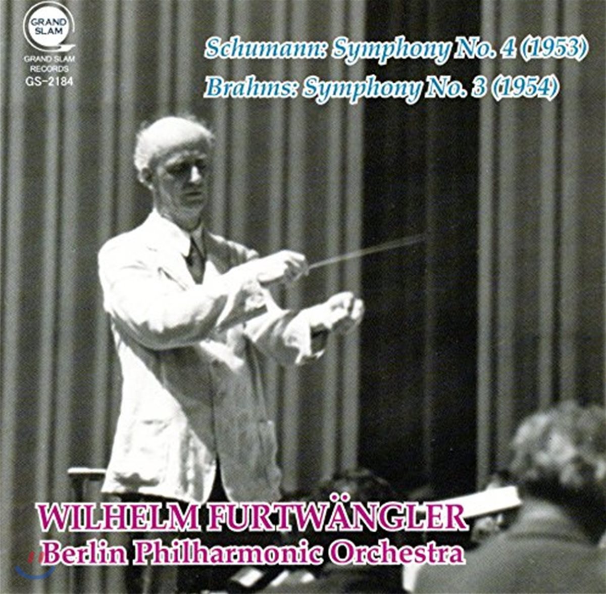 Wilhelm Furtwangler 슈만: 교향곡 4번 / 브람스: 교향곡 3번 (Shumann: Symphony No. 4 / Brahms: Symphony No. 3) 빌헬름 푸르트뱅글러, 베를린 필하모닉 오케스트라
