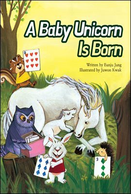 A baby unicorn is born