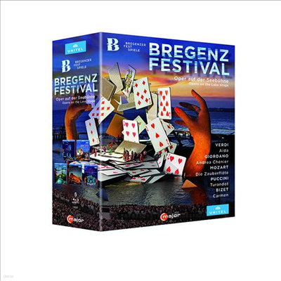 2009 - 2018 귻 佺Ƽ (Bregenz Festival - Opera on the Lake Stage) (ѱڸ)(5Blu-ray Boxset) (2018)(Blu-ray) - Carlo Rizzi