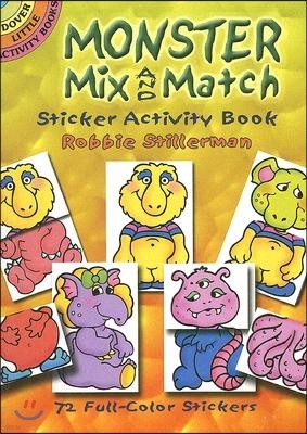 Monster Mix and Match Sticker Activity Book [With Reusable Stickers]