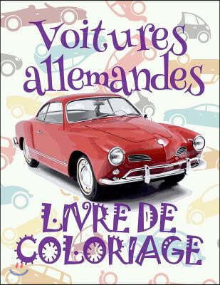 ? Voitures allemandes ? Voitures Livres de Coloriage pour les gar?ons ? Livre de Coloriage 8 ans ? Livre de Coloriage enfant 8