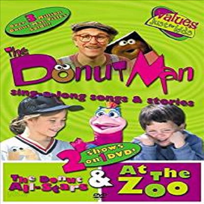 Donut Man - Donut All Stars & At The Zoo (도넛맨)(지역코드1)(한글무자막)(DVD) - 예스24