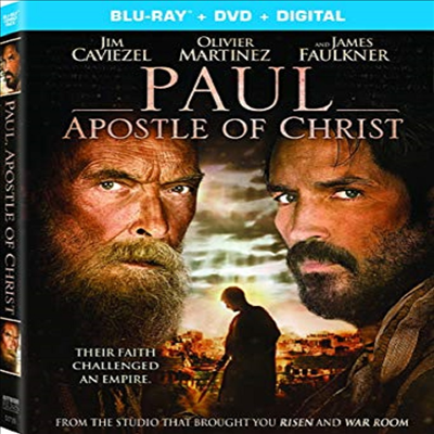 Paul Apostle Of Christ (ٿ,   ũ̽Ʈ)(ѱ۹ڸ)(Blu-ray+DVD)