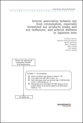 Inverse association between soy food consumption, especially fermented soy products intake and soy isoflavone, and arterial stiffness in Japanese men