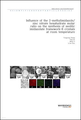 Influence of the 2-methylimidazolezinc nitrate hexahydrate molar ratio on the synthesis of zeolitic imidazolate framework-8 crystals at room temperature